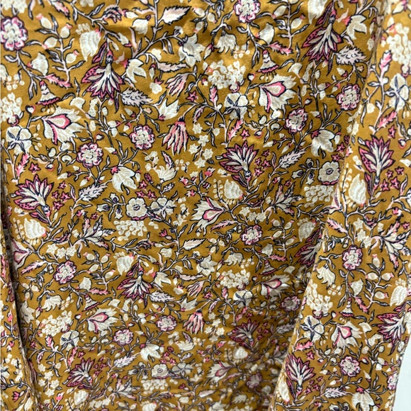 Old Navy Mustard Floral Dress - Picture 5 of 5
